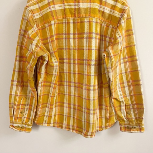 Cotopaxi Shirt Jacket Mens XL Plaid Flannel Orange Long Sleeve Button Up - Picture 9 of 9